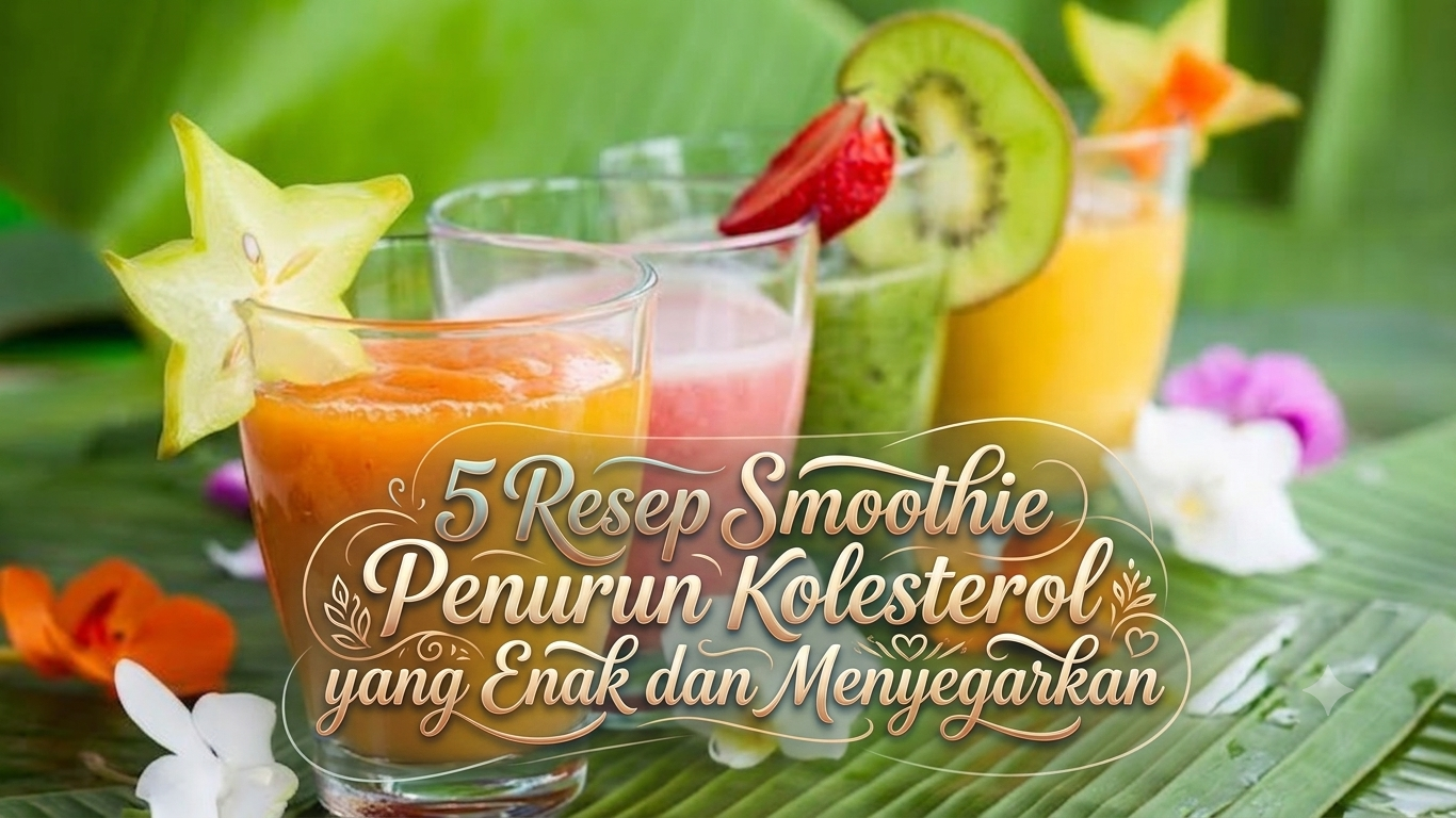 5 Resep Smoothie Penurun Kolesterol yang Enak dan Menyegarkan