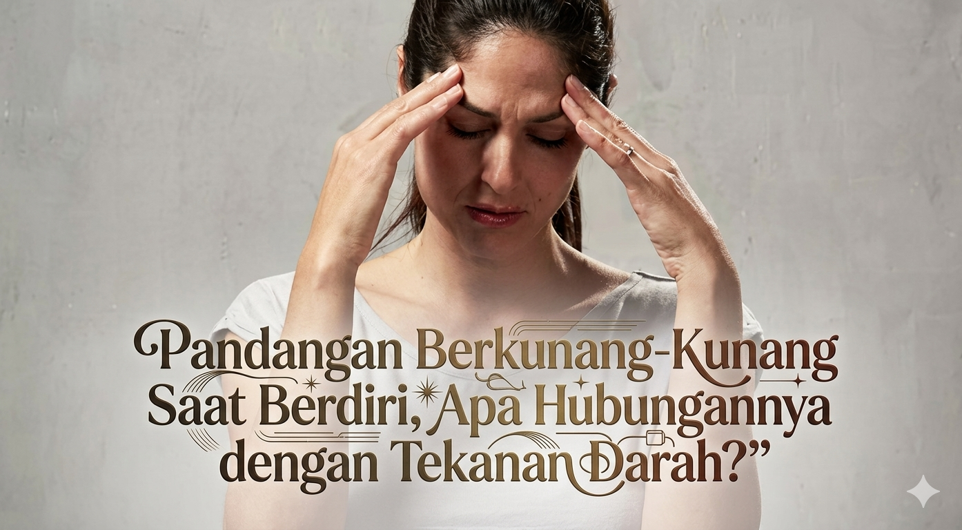 Pandangan Berkunang-Kunang Saat Berdiri, Apa Hubungannya dengan Tekanan Darah?