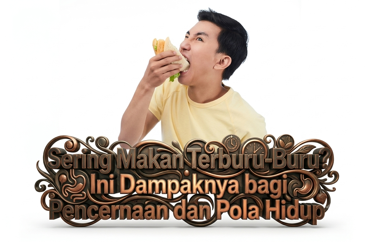 Sering Makan Terburu-Buru? Ini Dampaknya bagi Pencernaan dan Pola Hidup