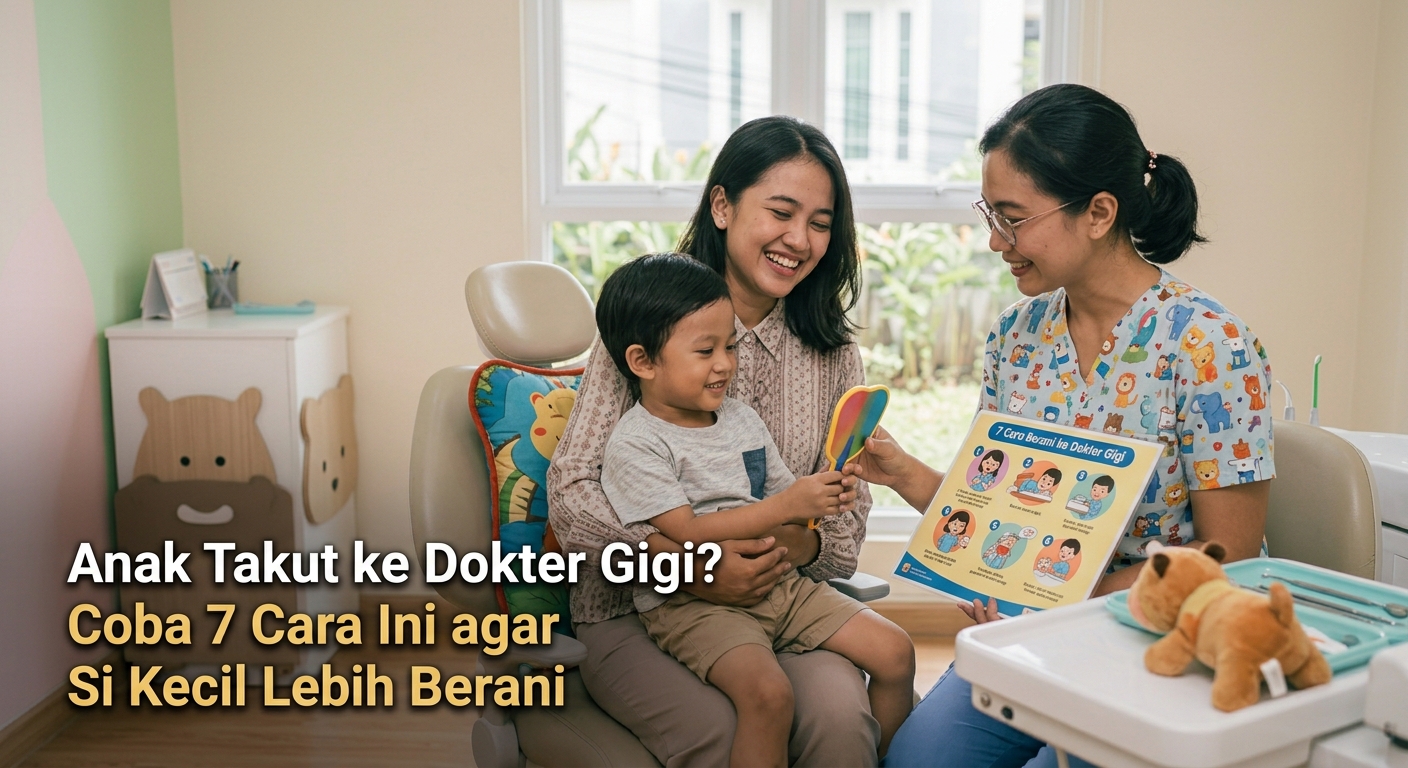 Anak Takut ke Dokter Gigi? Coba 7 Cara Ini agar Si Kecil Lebih Berani